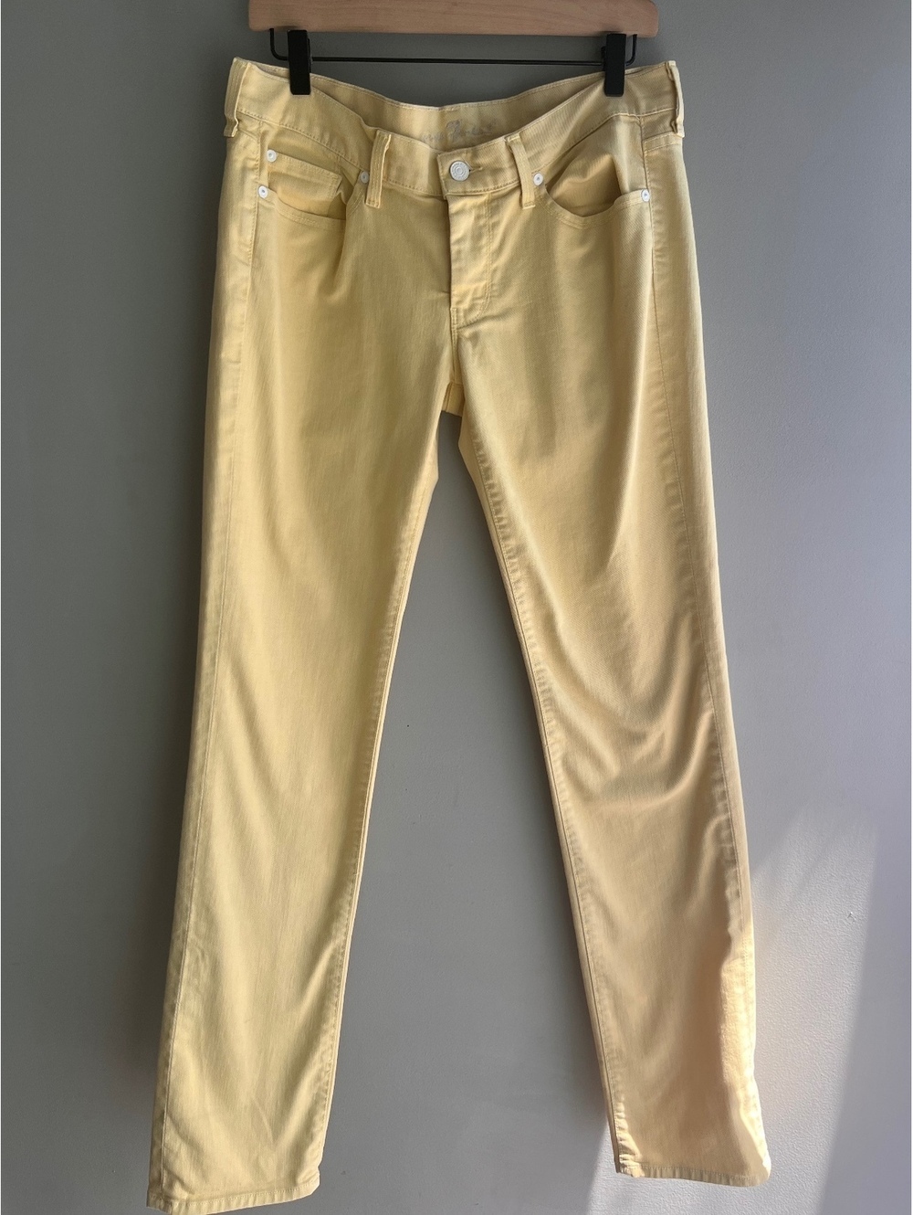 Seven For All Mankind Yellow Jeans Tall 31